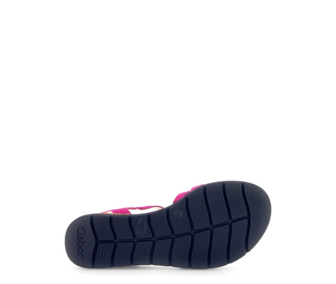 Gabor Damen  Riemchensandale Pink - Rauleder