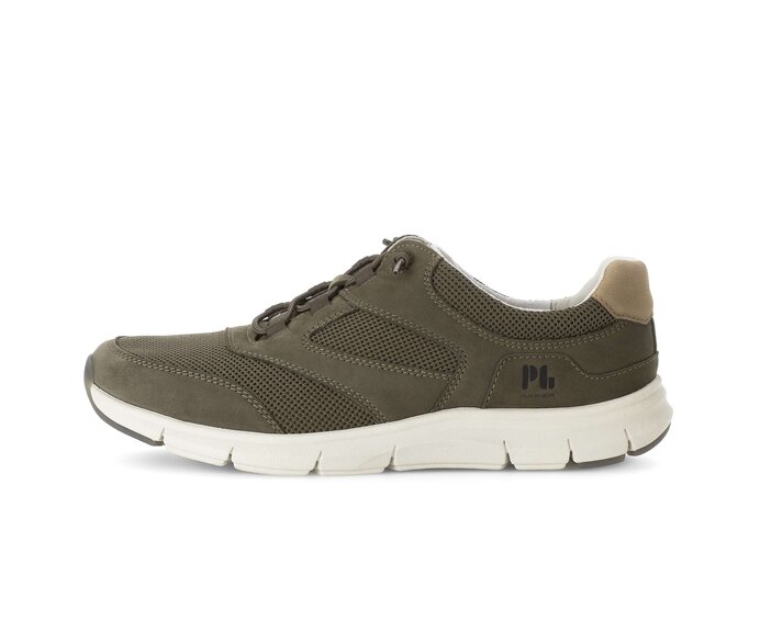 Pius Gabor Herren Sneaker Low Grün - Materialmix Leder/Textil