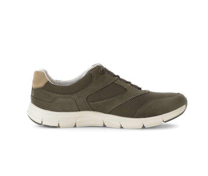 Pius Gabor Herren Sneaker Low Grün - Materialmix Leder/Textil