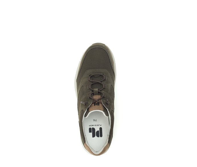 Pius Gabor Herren Sneaker Low Grün - Materialmix Leder/Textil