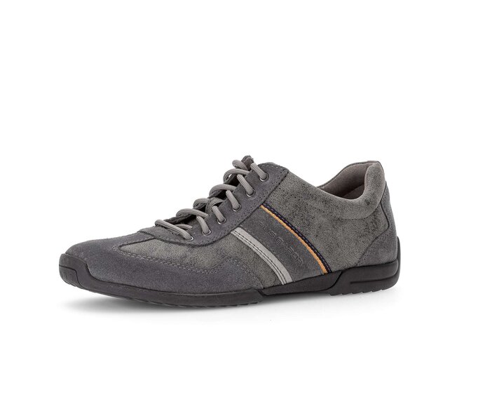 Pius Gabor Herren Sneaker Low Grau - Materialmix Leder/Lederimitat