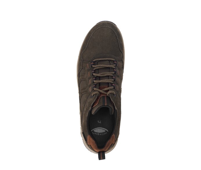 Gabor Herren Rollingsoft Sneaker Low Grün - Materialmix Leder/Textil