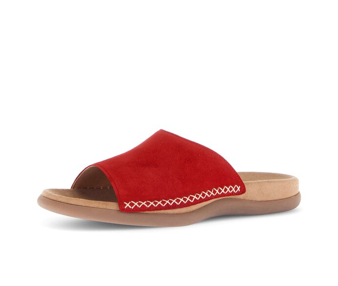 Gabor Damen  Pantolette Rot - Rauleder