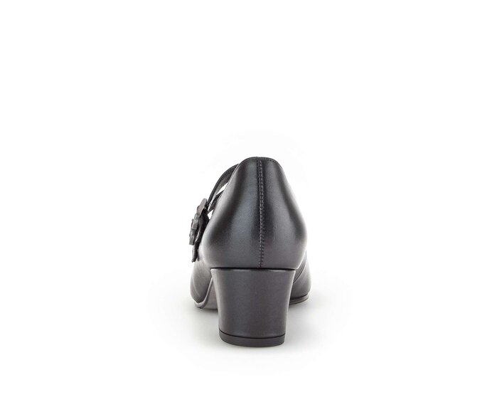Gabor Damen  Spangenpumps Schwarz - Glattleder