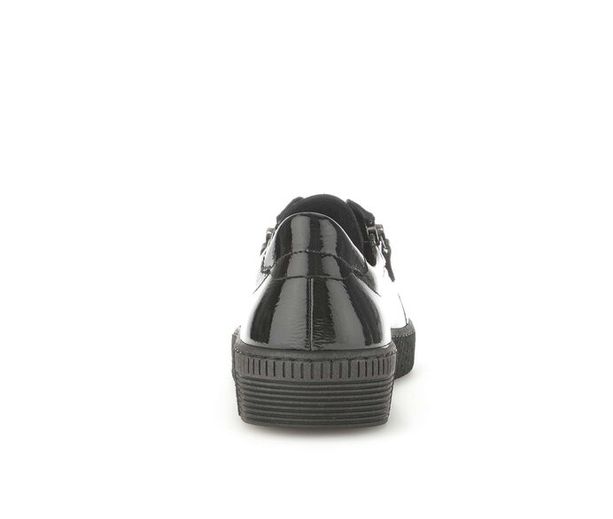 Gabor Damen  Sneaker Low Schwarz - Lackleder