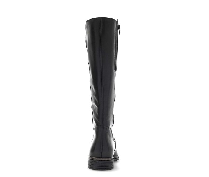 Gabor Damen  Eleganter Stiefel Schwarz - Glattleder
