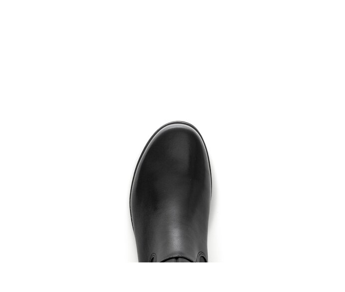 Gabor Damen  Eleganter Stiefel Schwarz - Glattleder