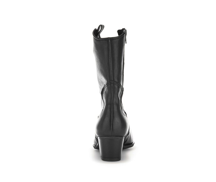 Gabor Damen  Cowboy Boots Schwarz - Glattleder