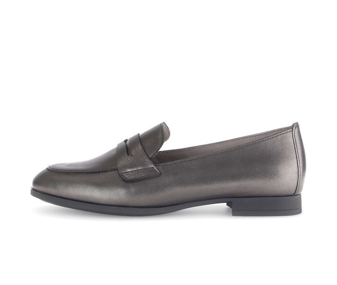 Gabor Damen Slipper Bronze - Glattleder