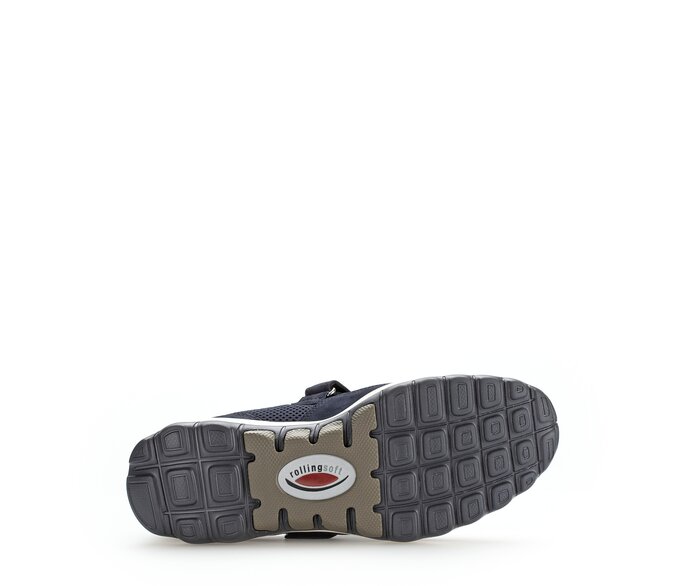 Gabor Damen  Sneaker Low Blau - Materialmix Leder/Lederimitat