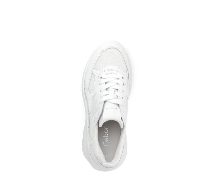 Gabor Damen  Sneaker Low Weiß - Glattleder