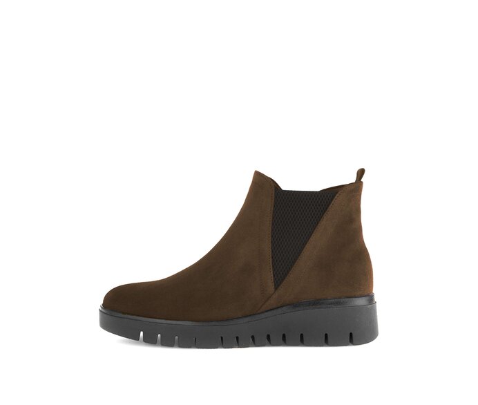 Gabor Damen Chelsea Boot Braun - Rauleder