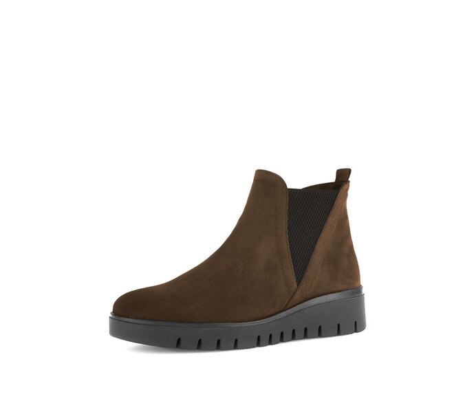 Gabor Damen  Chelsea Boot Braun - Rauleder