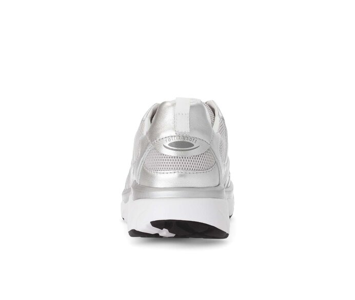 Gabor Damen  Sneaker Low Silber - Materialmix Leder/Lederimitat