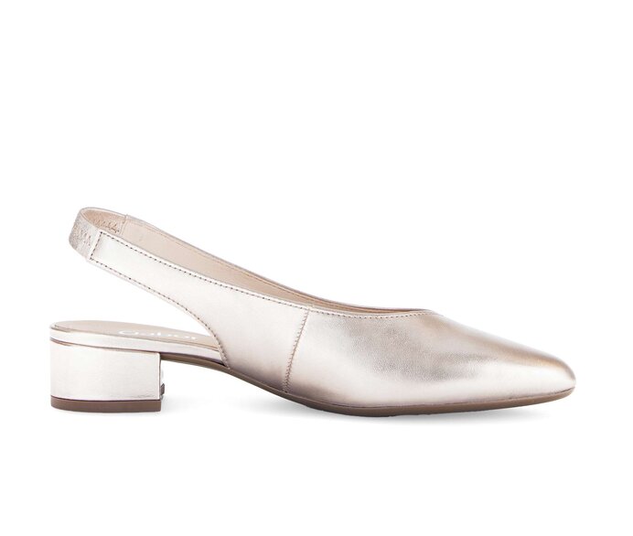 Gabor Damen  Slingpumps Rosa - Effektleder