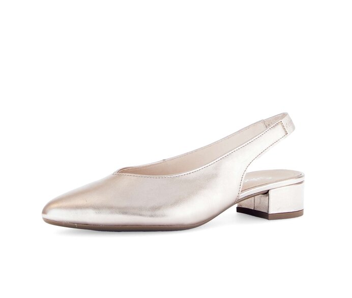 Gabor Damen  Slingpumps Rosa - Effektleder