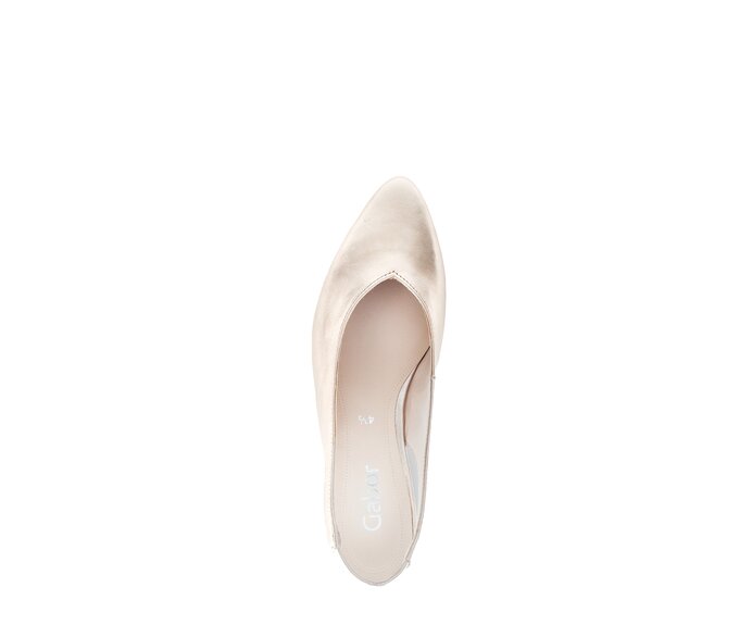 Gabor Damen  Slingpumps Rosa - Effektleder