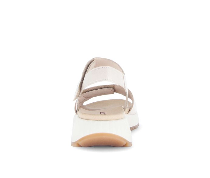 Gabor Damen  Riemchensandale Creme - Glattleder