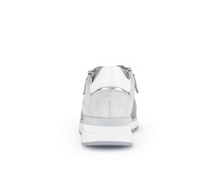 Gabor Damen  Sneaker Low Grau - Materialmix Leder/Lederimitat