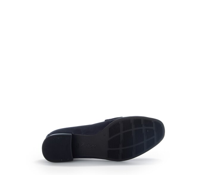 Gabor Damen  Hochfrontpumps Blau - Rauleder