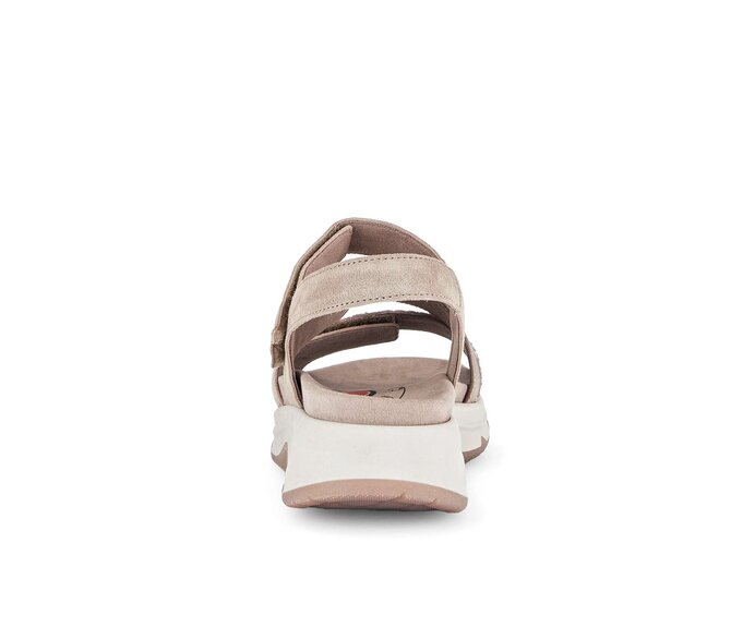 Gabor Damen  Trekkingsandale Gold - Materialmix Leder