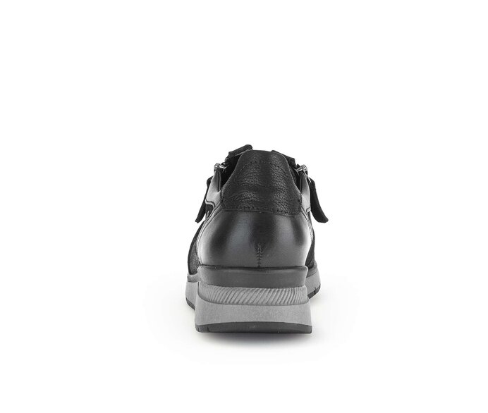 Gabor Damen  Sneaker Low Schwarz - Materialmix Leder/Lederimitat