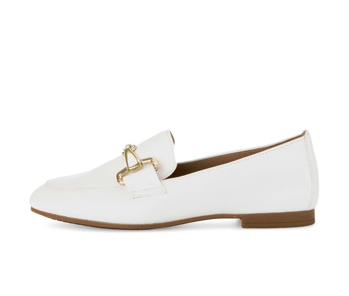 Gabor Damen Slipper Creme - Glattleder