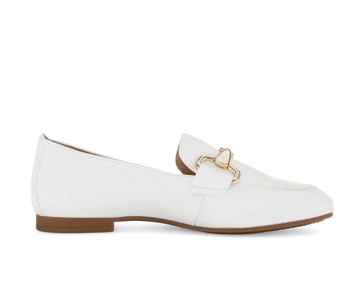 Gabor Damen  Slipper Creme - Glattleder