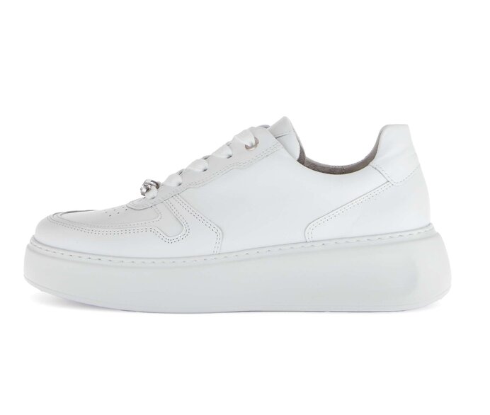 Gabor Damen Sneaker Low Weiß - Glattleder