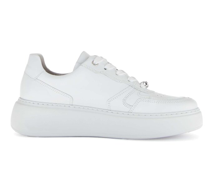Gabor Damen  Sneaker Low Weiß - Glattleder