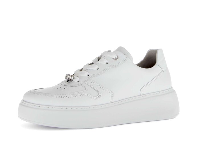 Gabor Damen  Sneaker Low Weiß - Glattleder