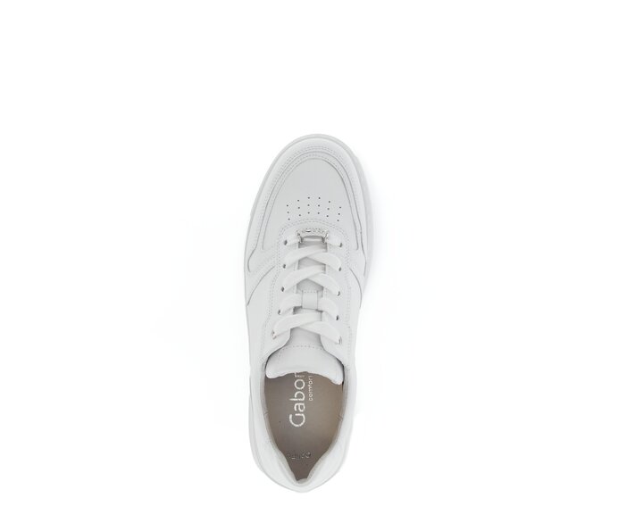 Gabor Damen  Sneaker Low Weiß - Glattleder