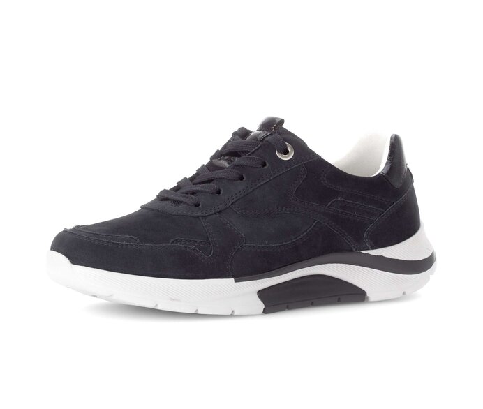 Gabor Damen  Sneaker Low Blau - Rauleder