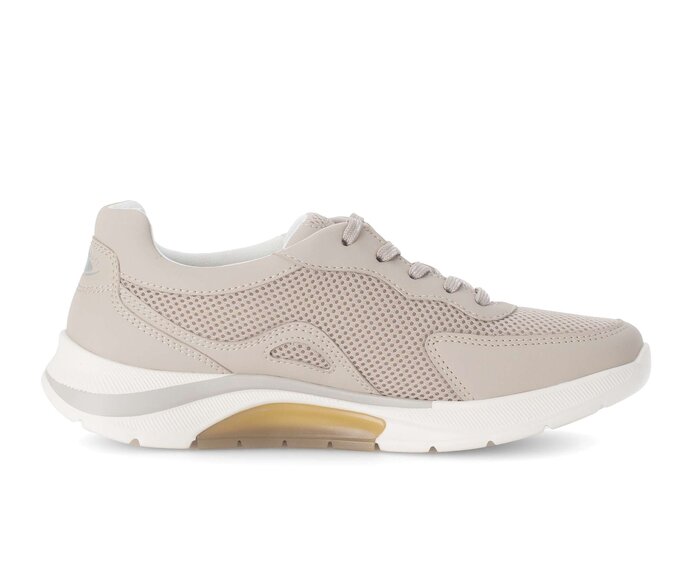 Gabor Damen  Sneaker Low Beige - Materialmix Lederimitat