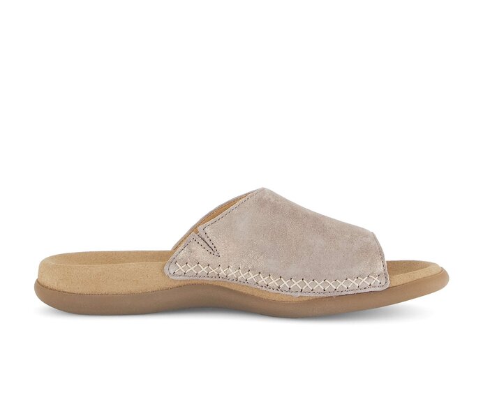 Gabor Damen  Pantolette Beige - Effektleder