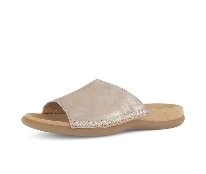 Gabor Damen  Pantolette Beige - Effektleder