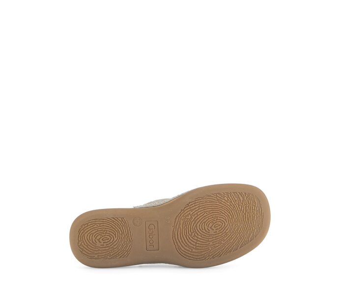 Gabor Damen  Pantolette Beige - Effektleder