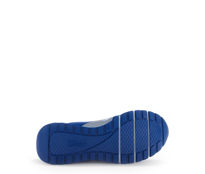 Gabor Damen  Sneaker Low Blau - Materialmix Leder/Lederimitat