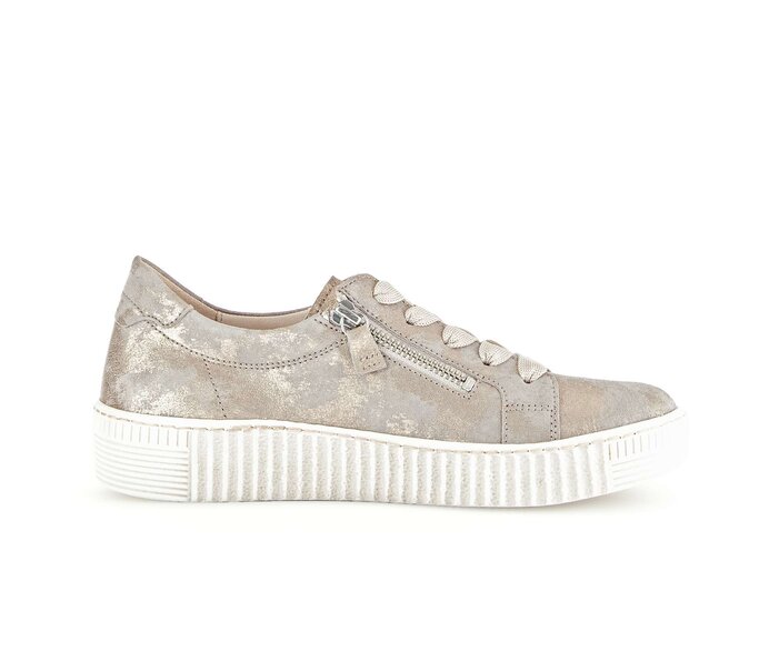 Gabor Damen  Sneaker Low Beige - Effektleder