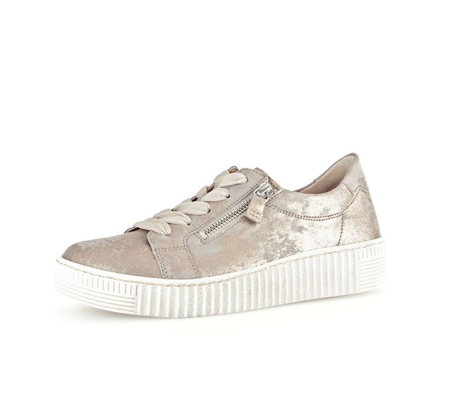 Gabor Damen  Sneaker Low Beige - Effektleder