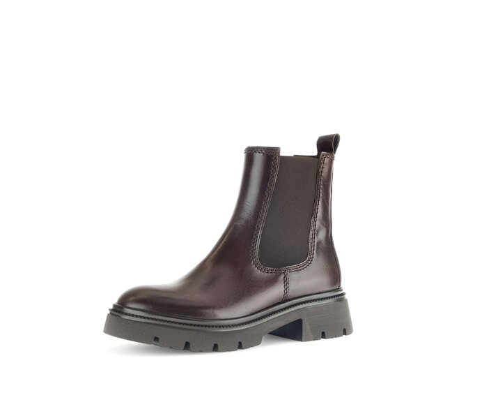 Gabor Damen  Chelsea Boot Braun - Glattleder