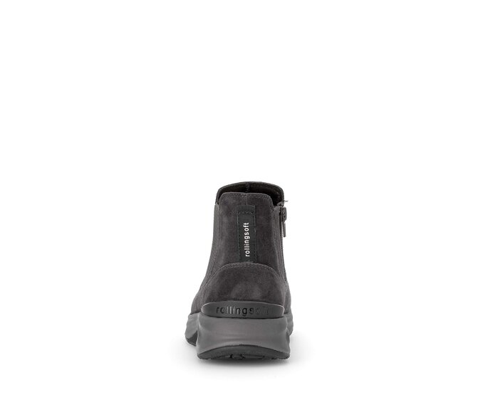 Gabor Damen  Chelsea Boot Grau - Rauleder