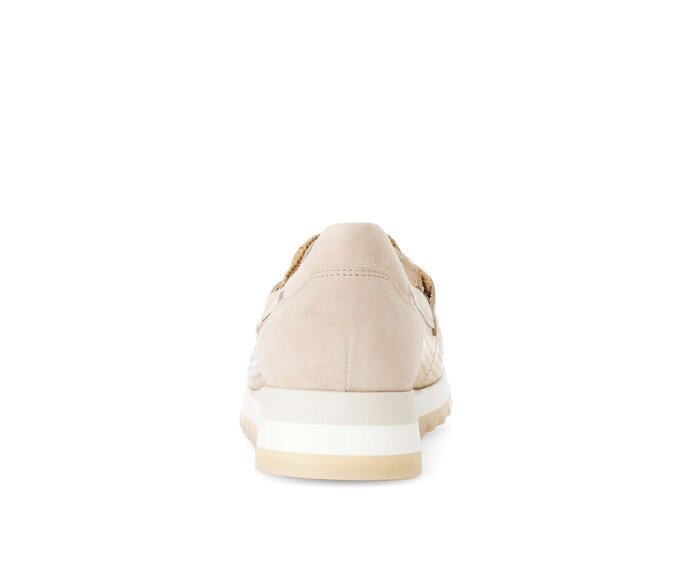 Gabor Damen  Slipper Beige - Materialmix Leder