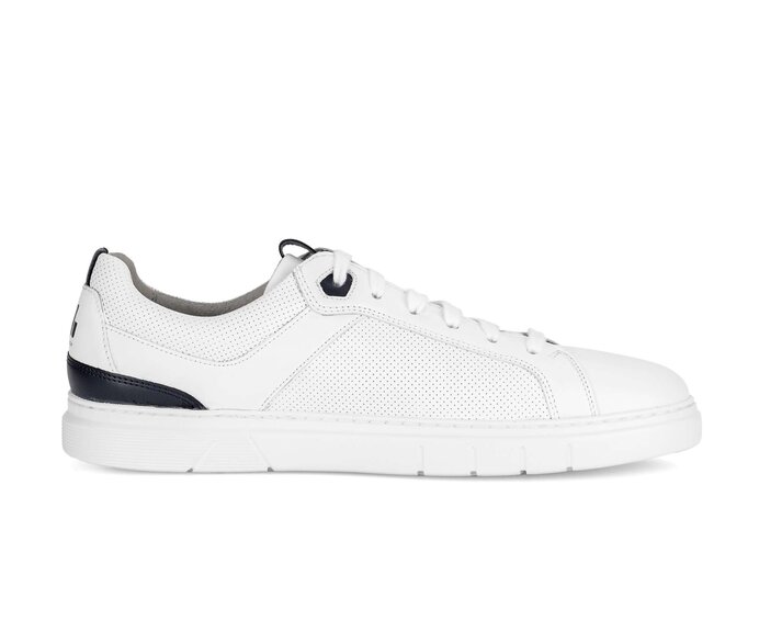 Pius Gabor Herren Sneaker Low Weiß - Glattleder