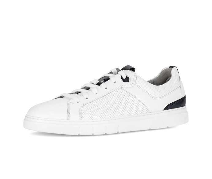 Pius Gabor Herren Sneaker Low Weiß - Glattleder