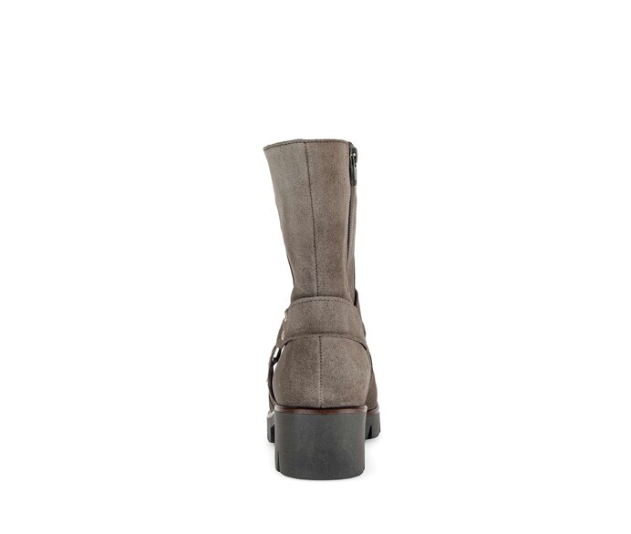 Gabor Damen  Biker Boots Braun - Rauleder