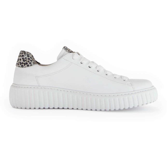 Gabor Damen  Sneaker Low Weiß - Materialmix Leder