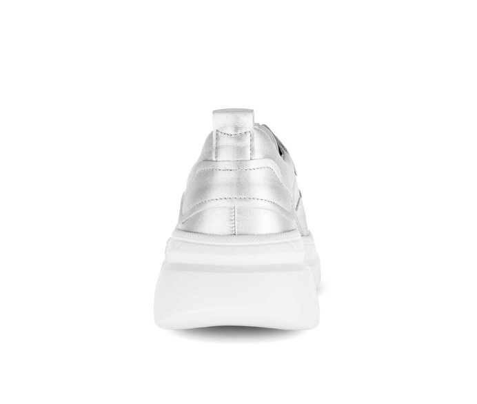 Gabor Damen  Sneaker Low Silber - Effektleder