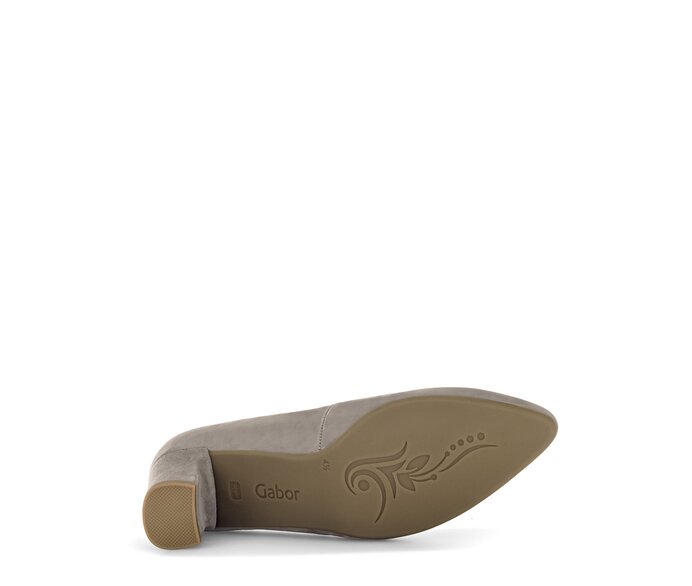 Gabor Damen  Eleganter Pumps Grau - Effektleder
