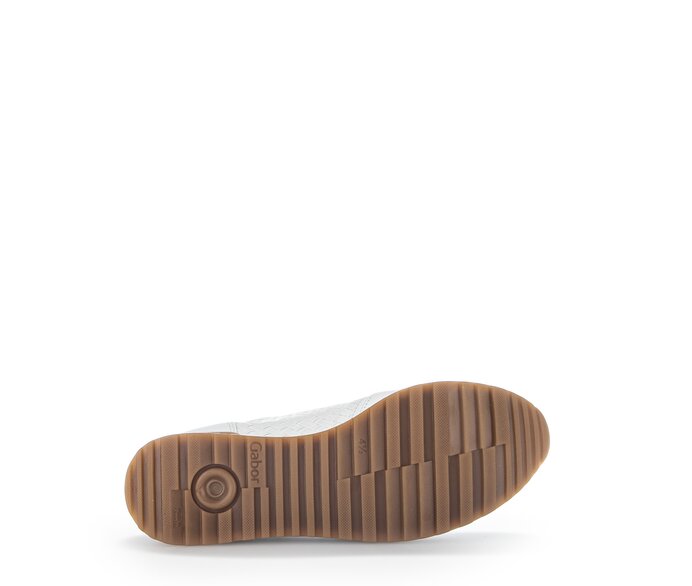 Gabor Damen  Sneaker Low Weiß - Effektleder